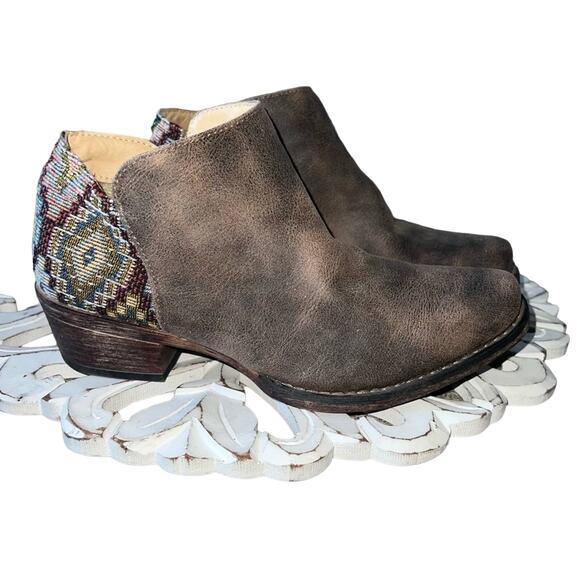 Roper Western Cowboy Ankle Boots Women’s 6 NEW - Picture 1 of 9